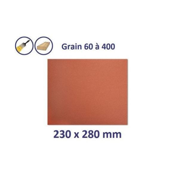 Papier de verre - BASE DE PAPIER - Grain P150