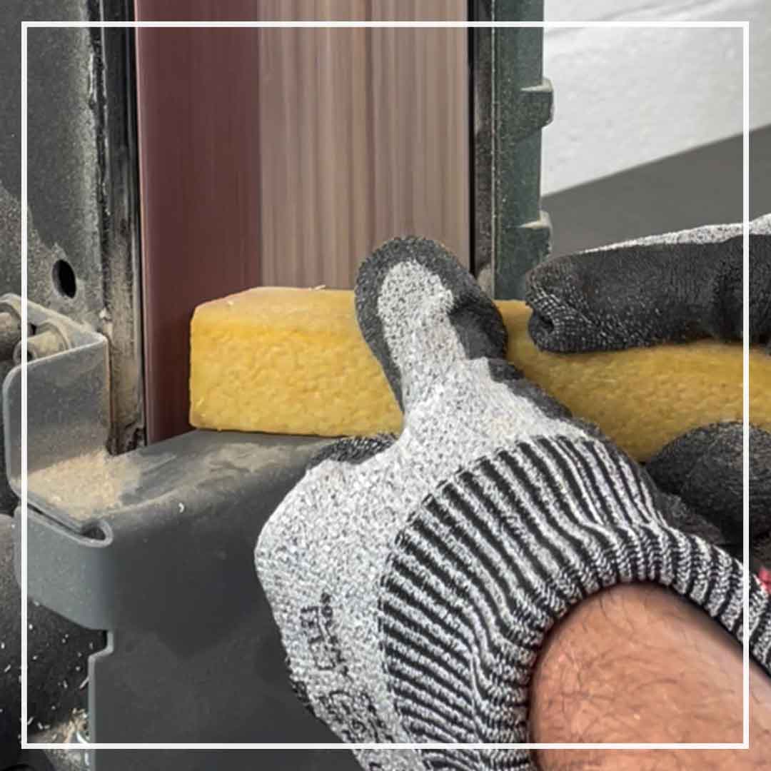Gomme de nettoyage pour bande abrasive