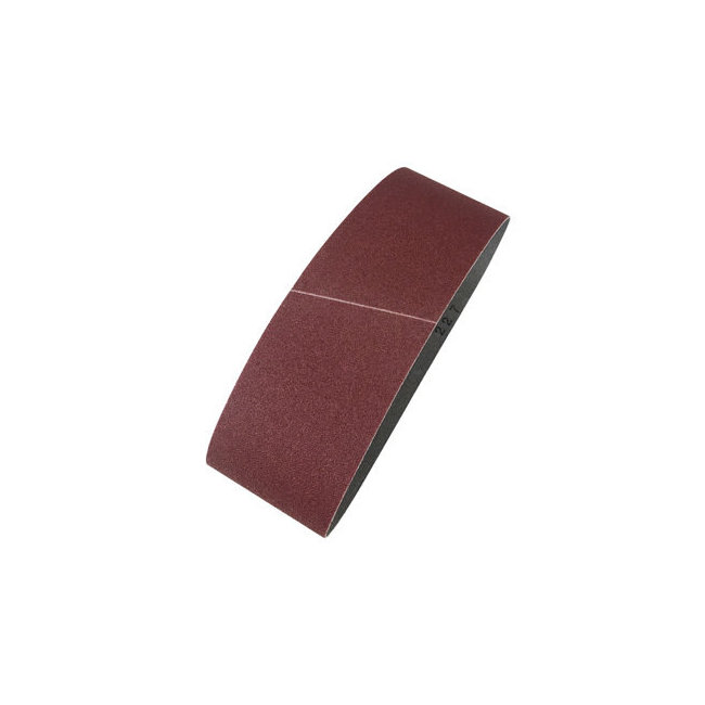 Lots de 5 bandes abrasives 75 x 533 mm - Grains assortis