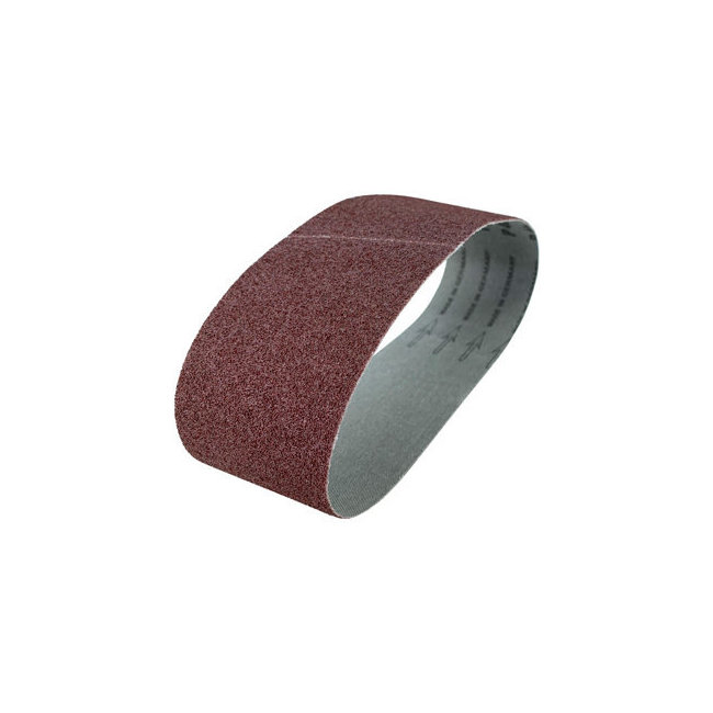 Bande abrasive corindon 75 x 510 mm polyvalente double flexage