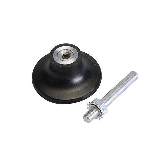 1//4 pouce Pad Support Tige pour le Meulage des Bavures de Vernis et le Traitement 37 Disques Abrasifs de 50mm à Changement Rapide Avec