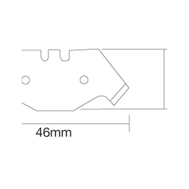 10 x Lame cutter pour le stratifié