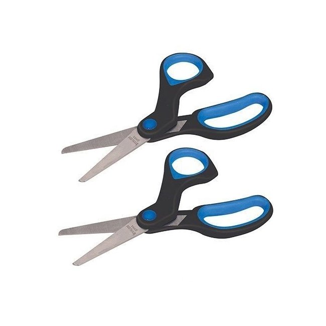 2 x Paire de ciseaux à bout ronds