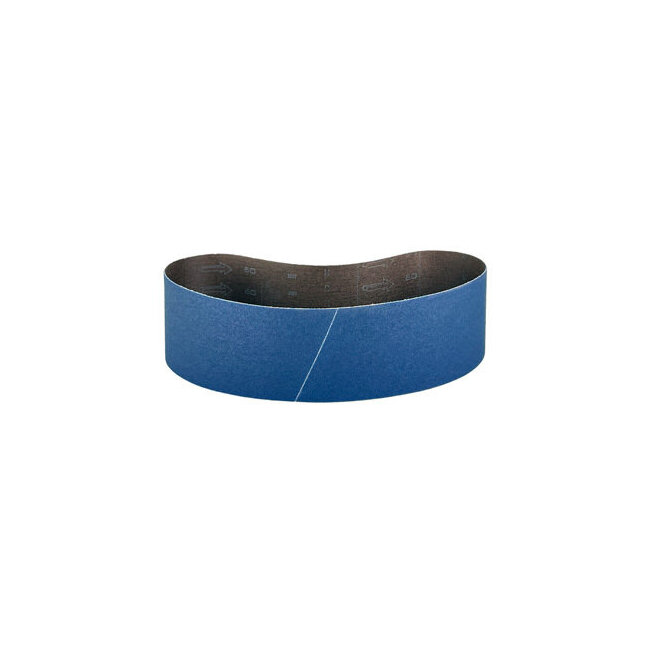 Bande abrasive zirconium 100x860 mm pour bois durs, m&eacute;taux inox