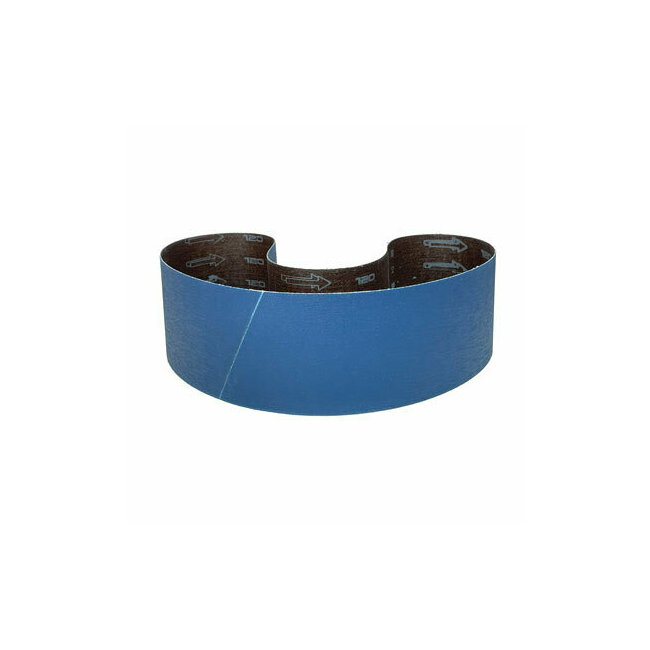 Bande abrasive zirconium 100x900 mm pour bois, m&eacute;taux et inox