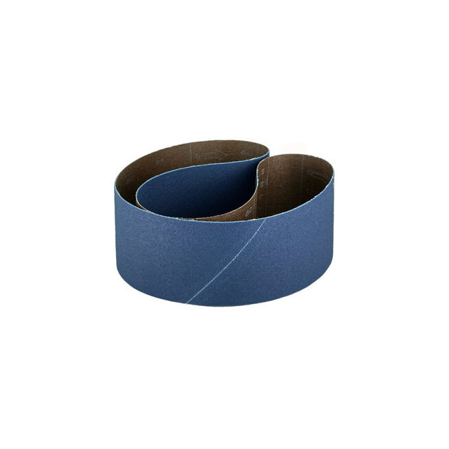 Bande abrasive zirconium 100x1100 mm pour bois, m&eacute;taux et inox