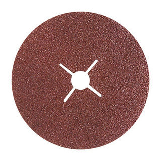 Disque fibre corindon D 180 mm pour acier et bois