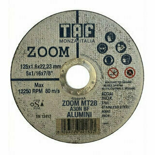 Disque à tronçonner les métaux et l' inox 115 - 125 mm disque a tronconner inox et alu