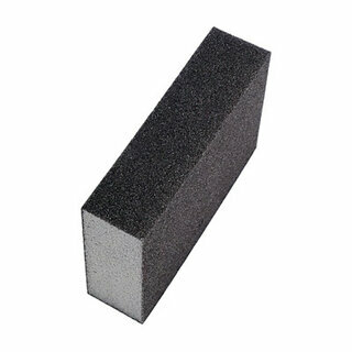 Éponge abrasive carbure de silicium 4 faces 100 x 70 x 26 mm