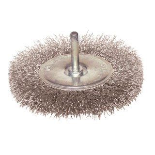 Brosse boisseau fil inox pour meuleuse angulaire