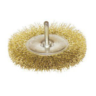 brosse circulaire laiton de perceuse