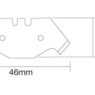 10 x Lame cutter pour le stratifié