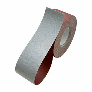 Rouleau abrasif corindon velcro 80 mm x 25 m