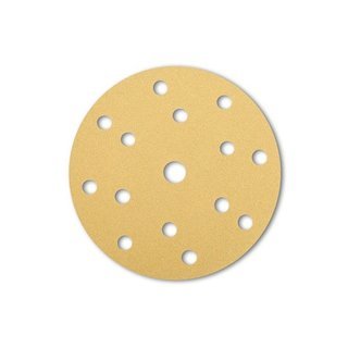 Disque abrasif corindon stéarate velcro D 150 mm pour plateaux 6, 8 et 15 trous