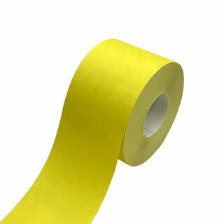 Rouleau papier jaune abrasif corindon travaux divers 115 mm