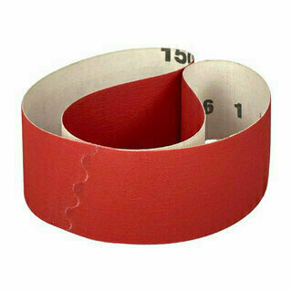 Bande abrasive 50×686 mm spéciale inox support FPC très souple