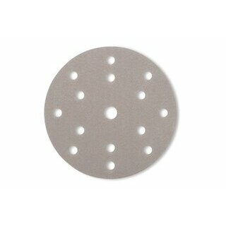 Disque abrasif corindon supérieur stéarate velcro D 150 mm 15 trous (P3000 à 80)