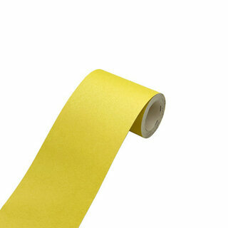 Rouleau abrasif jaune pour poncer le plâtre, mastic, peinture 115 x 25 m et  115 x 5 m