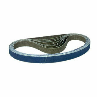 Bande abrasive zirconium 13x454 mm pour bois, m&eacute;taux et inox
