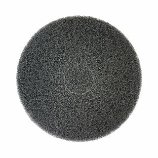 Pad de nettoyage pour sols en fibre synthétique – Ø406 mm Pad nettoyage sol fibre synthétiques 406mm noir décapage
