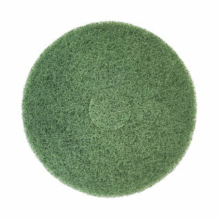 Pad de nettoyage pour sols en fibre synthétique – Ø406 mm Pad nettoyage intensif sol fibre synthétiques 406mm vert