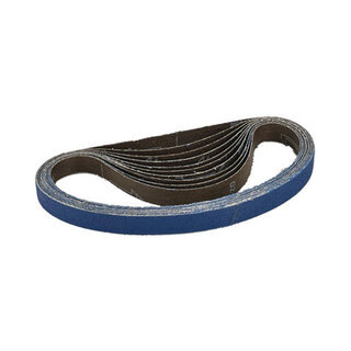Bande abrasive zirconium 15x550 mm pour bois durs, métaux inox Bandes zirconium 15x550 mm