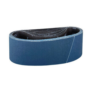 Bande abrasive zirconium 75x533 mm pour bois durs, métaux inox Bande abrasive zirconium 75x533 mm pour bois, métaux et inox