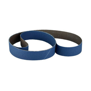 Bande abrasive zirconium 50x2500 mm pour bois durs, métaux inox Bande abrasive zirconium 50x2500 mm pour bois durs et métaux inox